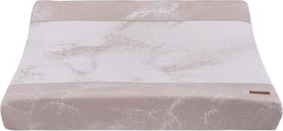 Baby's Only Gebreide baby aankleedkussenhoes - Waskussenhoes - Overtrek verzorgingskussen Marble - Oud Roze/Classic Roze - 45x70 cm