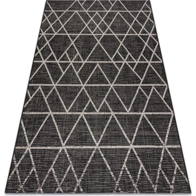 Kleden Rugsx Sisal tapijt SISAL FLOORLUX 20508 ZWART / 240x330 cm