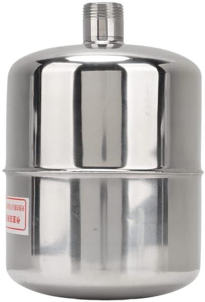 Druk TANK - Waterpomp Accessoire - Stabiel Pompen - Roestvrij Staal - 2L - Zilver