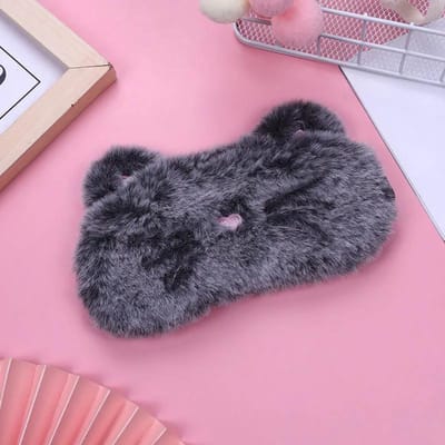 Masque pour les yeux Hommes et Femmes Sommeil Ombrage Masque pour les yeux Dessin animé mignon Adulte Détente one size