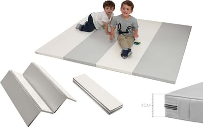 Speelmat Baby & Kind 140x200cm – Extra Dik 4cm – Opvouwbaar Speelkleed – Duurzaam & Multifunctioneel met EPE Foam – Ideaal voor Spelen & Gym