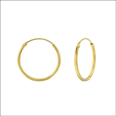 Aramat Jewels | Oorringen | Zilveren Oorringen – Meerdere Maten 8-22mm 925 Zilver Huggie | Zilverkleurig / 18mm | |1,2mm | Zilver | Kinderen, Volwassenen | Verkleurd niet