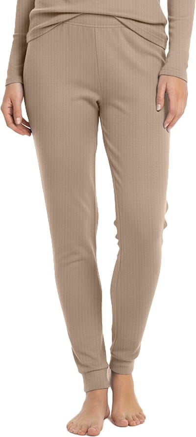 Thermobroek Dames - Taupe Beige - Maat M - Gianvaglia Thermo Ondergoed - Thermo Set - Thermo Legging - Heat Booster Series