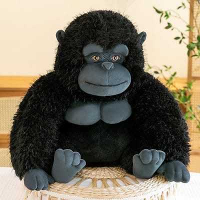Nieuwe Leuke Gorilla Pluche Pop Creatieve Chimpansee Pop Kinder Speelgoed Pop Verjaardagscadeau 27Cm gray