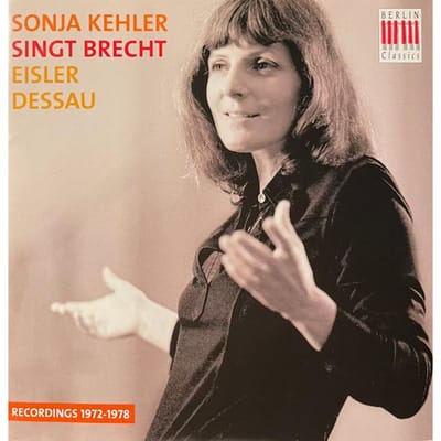 CD EISLER; KEHLER - Kehler Zingt Brecht 0184242BC Berlin Classics 2008 Europa Wereldmuziek Gebruikt