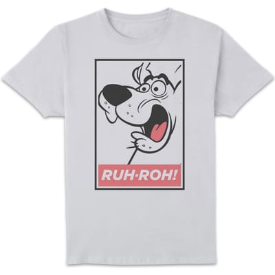 Scooby Doo Ruh-Roh! Men's T-Shirt - White - S