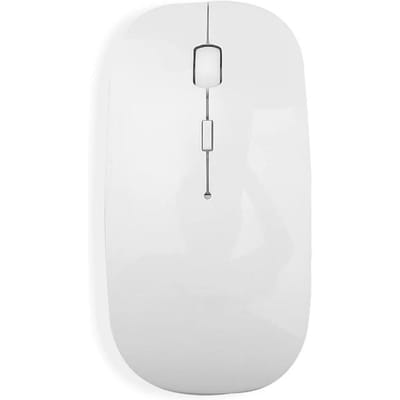 2.4G Draadloze Muis Draadloze Gaming Muis met USB Ontvanger 1600 DPI Optische Muis voor Computer PC Laptop Desktop wit