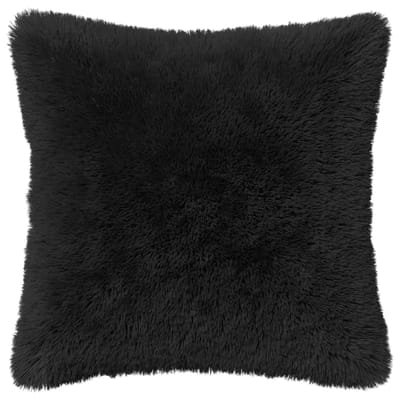 vidaXL - Kussensloop - 2 - pcs - HEERLEN - Zwart - 30 - x - 30 - cm - PV - Fleece