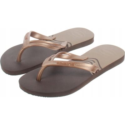 Havaianas Tongs Femmes Marron Pour l'Été 35-36 Jwi gray