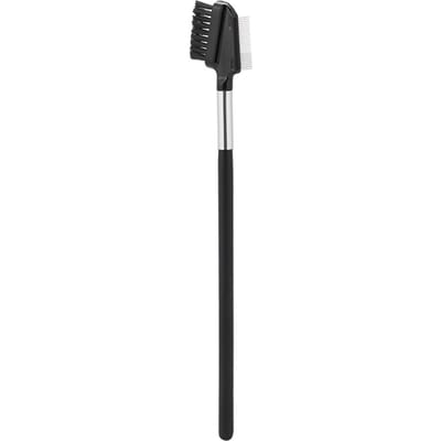 Peigne Brosse à Sourcils Cils en Acier Inoxydable Extension de Cils Maquillage Cosmétique black