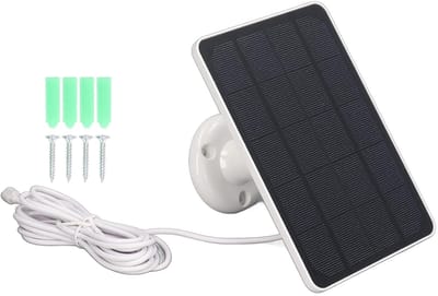 10W Zonnepaneel Oplader Micro USB 5V voor Camera's, Buitenverlichting en Kleine Apparaten