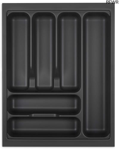 RFWR® Bestekbak Lavagrijs 450 mm voor Keukenladen