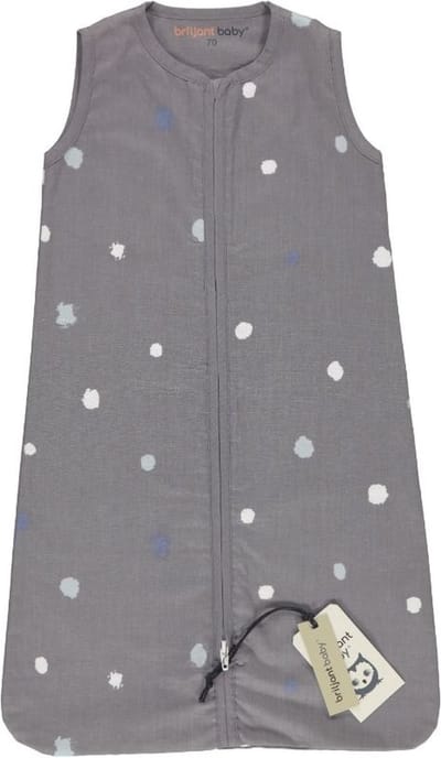 Briljant Baby Zomerslaapzak Baby - Sunny - Grijs - Maat 70