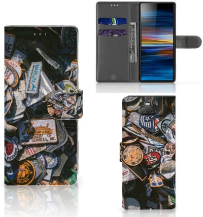 Sony Xperia 10 Telefoonhoesje met foto Badges