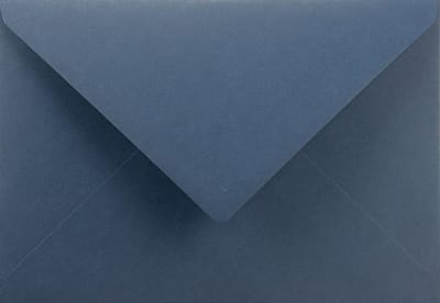 Gladde blauwe enveloppen A5 - 162 x 229 mm - C5 - 20 stuks - NK natgelijmde - 115 gram - Sirio Color - Netuno