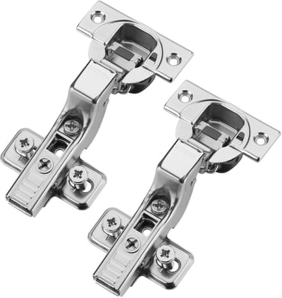 Set van 2 BLUM binnenste potscharnier 71B3750 110° met automatische sluiting incl. montageplaat 173L8100 en systeemschroeven