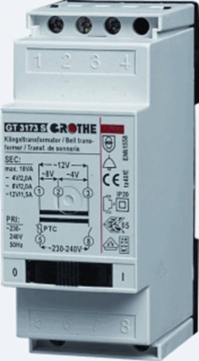 Grothe 14201 Beltransformator 8 V/AC 1 A