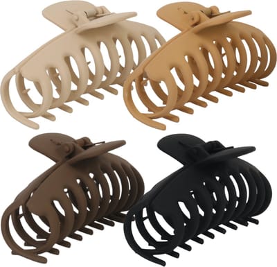 Knaak Haarklemmen - Set van 4 - Grote Haarclips met Matte Afwerking - Voor Alle Haartypen