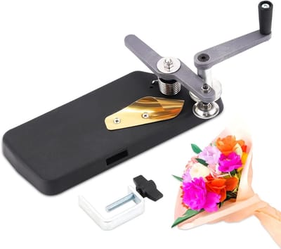 Crêpepapier Crimper - Papier Cruller - Bloemen Maken - Fijne Grove Tanden - 2 Stuks - Zwart