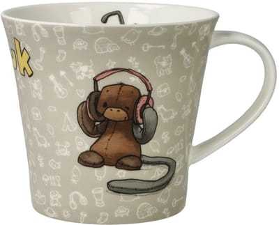 Goebel - Anouk | Koffie / Thee Mok Iedereen houdt van Affi | Beker - porselein - 350ml - 2 stuks