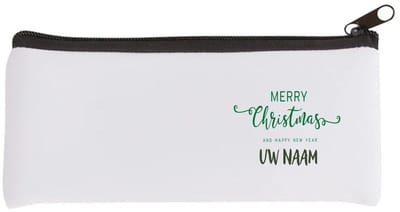 Akyol - kerst merry christmas and happy new year met eigen naam Etui - Kerstmis - kerst beker - winter - kerst - christmas - kerst cadeau - 20 bij 9 cm