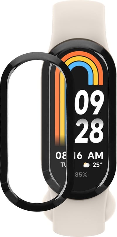 kwmobile Beschermfolie geschikt voor Xiaomi Mi Band 8 Schermbeschermer - 2 x screenprotector smartwatch anti kras