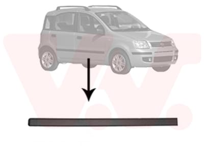 Van Wezel - DEURBEKLEDING VOOR FIAT PANDA 2003-2012 JAD614054VWAN