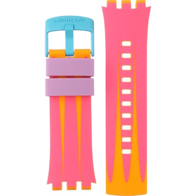 Swatch Plastic - Touch Digi SU/SV ASURS103 SURS103 Peche Melba Horlogeband