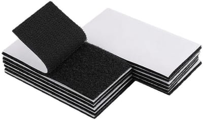 Plakband - Zelfklevend - Extra Sterk - Pak van 20 - 50 x 100 mm - Bevestiging - Zelfklevend - Brede tape - Zelfklevende pads voor naaien - DIY-projecten - Kantoorartikelen - Knutselen