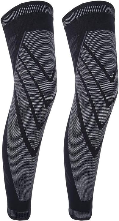 Kniebrace - Kniebeschermer - Sport en Herstel - 3D Gebreide Stof - 2 Stuks - Zwart