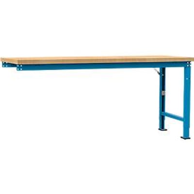 Manuflex aanbouw-werkbank Profi speciaal, tafelblad multiplex, 2000 x 700 mm, lichtblauw