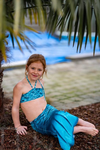 KUAKI Kuaki Mermaids - Peuter Set Turquois - 2Xs - 4 Jaar