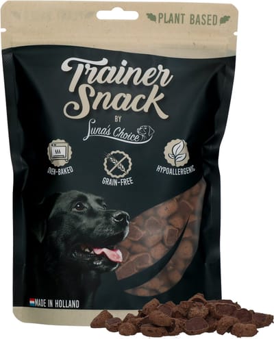 Luna's Choice Plantaardig Hondensnacks Training 400 gr - 560 Hondenkoekjes - Hypoallergene Koekjes - Hondensnack - Honden Beloningssnoepjes