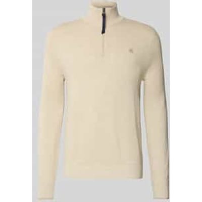 Gebreide pullover met schipperskraag