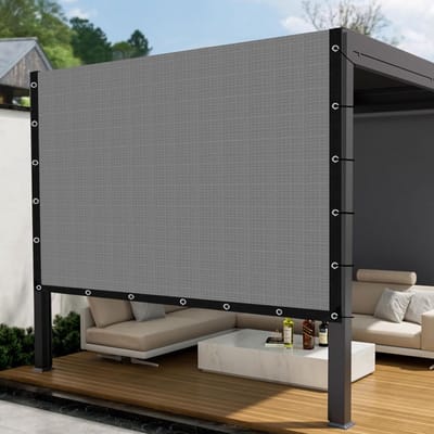 Dailygoods- Zonnezeil 85% UV-blokkering - Schaduwnet - Waterdicht - Eenvoudig op te hangen - Voor tuin/camping - Ademend materiaal - Schaduwdoek