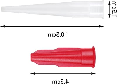 Set van 40 Transparante Silicone Tips voor Kit en Lijm, Vervangbare Nozzles en Afdekkappen voor Huishoudelijk Gebruik en Keuken Gereedschap
