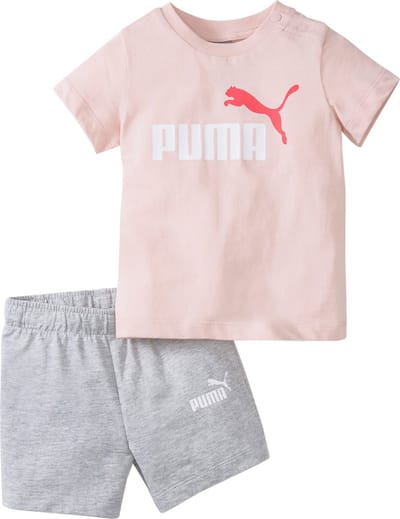 Puma Minicats Tee Short Set, voor meisje, Roze, T-shirt, maat: 68