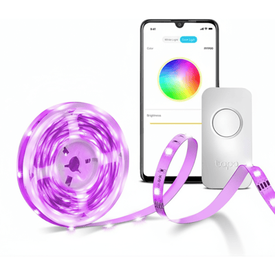 VIVREAL RGBIC LED-lichtstrips, slimme lichtstrips met muzieksynchronisatie, 5 m, meerkleurige effecten, HM-5-30, nieuwjaarsaanbieding, top