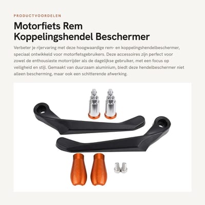 Dailygoods- Remhendel Perfecte Vervanging - Remhendel Fiets - Remhendel Fatbike V8 - Remhendel Fatbike V20 - 22mm - Carbon/Aluminium Materiaal - Remhendels
