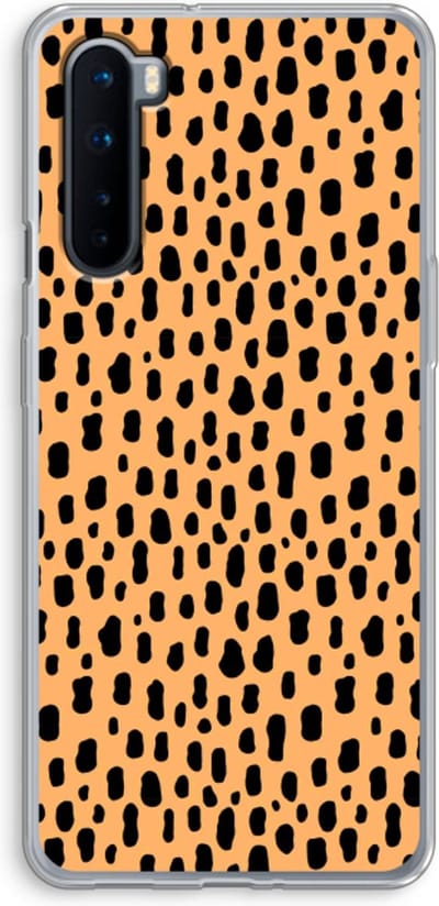 Case Company® - Hoesje geschikt voor OnePlus Nord hoesje - Panter - Soft Cover Telefoonhoesje - Bescherming aan alle Kanten en Schermrand