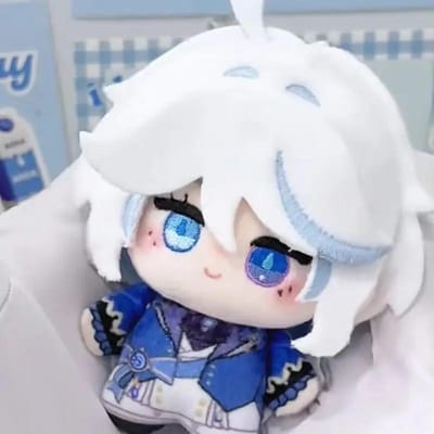 Spel Genshin Impact Furina Funingna 10Cm Katoenen Pop Omgeving Mooi Schattig Speelgoed Pluche Gevuld Verzamelspeelgoed Voor Fans white