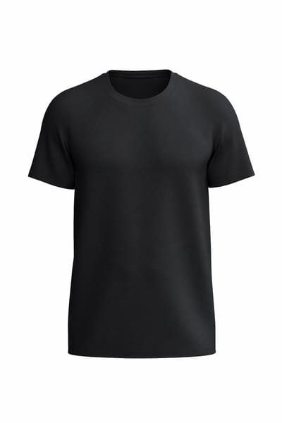 RELAKZ - Heren T-shirt - Ronde Hals - Organisch Katoen - 2 Pack - Zwart - Maat S