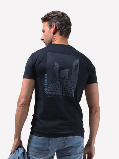 Gabbiano T-shirt Bara 1565111 301 Navy Mannen Maat - S