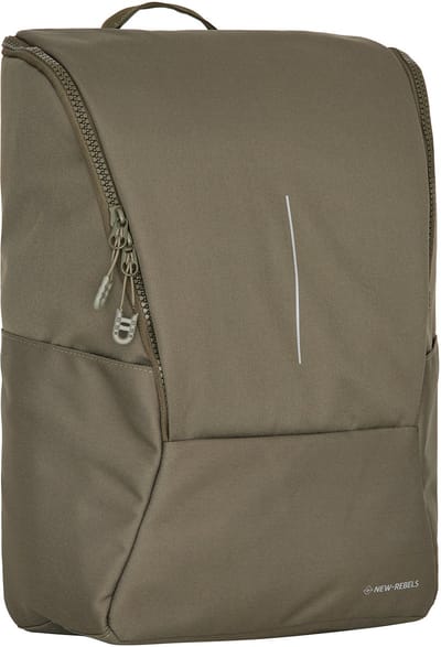 New Rebels Valor Westerly Backpack Rugzak 14L Schooltas Werktas Laptop 14 inch PU Polyester Olive