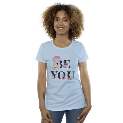 Disney Dames/Dames Dumbo Be You Katoenen T-Shirt (Babyblauw)