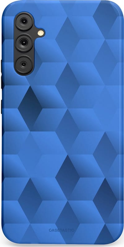 Casetastic Hoesje Geschikt voor Samsung A34 (5G) - Stijlvolle Beschermende Duo-layer Case - Hexaflow