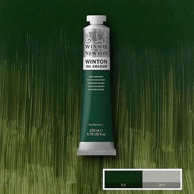 Merkloze Olieverf 200 ml - Donker Verdigris Groen