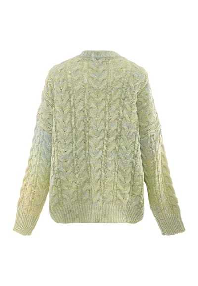 Mymo Jumper Dames LIME MUNT
