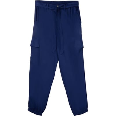 French Connection Utility Combat Trouser Dk Navy Maat: 10 | Cargobroeken Outlet | Dames | Blauw