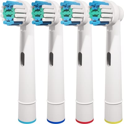 4/8/12/20 stuks compatibel met Oral B elektrische tandenborstel vervangende opzetborstels, professionele tandenborstelkop voor 1000 7000